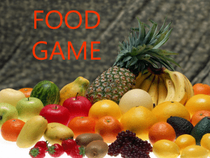 food  game