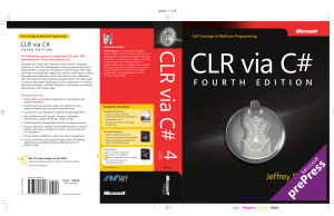 CLR via CSharp Jeffrey Richter 4th Edition