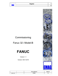 FANUC 32 Model-B Commissioning