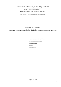 teza-de-recalificare-psihopedagogie(metode de evaluare în învățămîntul profesional-tehnic)-pdf