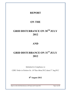 Final Report Grid Disturbance