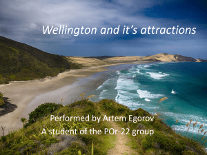 Wellington and it’s attractions