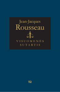 Visuomenės sutartis Žanas Žakas Ruso [Jean-Jacques Rousseau] 2015, VAGA