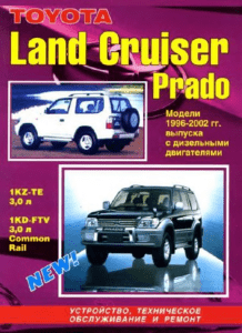 Toyota Land Cruiser Prado 1996-2002г. с дизельными двигателями 1KZ-TE, 1KZ-FTV (3.0л).