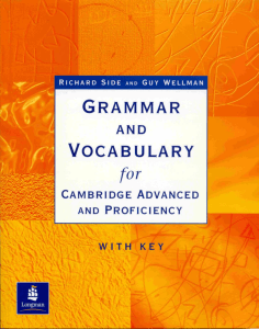Side Wellman - Grammar and Vocabulary for Camb
