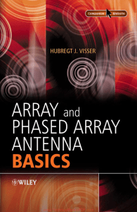 Array and Phased Array Antenna Basics by Hubregt J. Visser