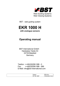 BST ekr1000 en