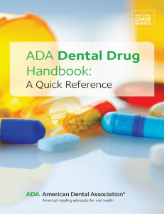 @dentist book ADA Dental Drug