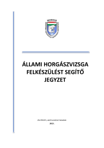 allami horgaszvizsga tananyag