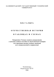 Отеч. история в таб. и схемах