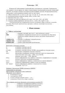 4. Команды MS-DOS