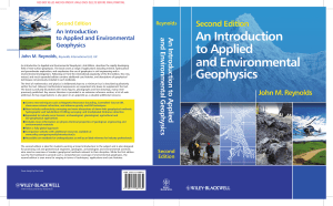 Reynolds Introduction applied and environmental geophysics