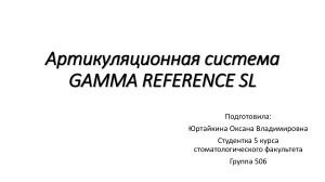 GAMMA REFERENCE SL