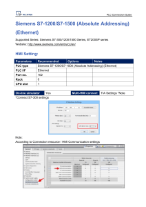 Siemens S7 1200 S7 1500 Absolute Addressing Ethernet