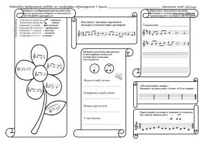 Итоговая контрольная по сольфеджио 1 класс