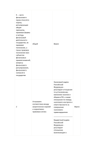 Финансовое право