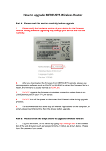 How to upgrade MERCUSYS Wireless Router