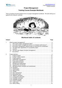 EliteCourse ExampleWorkbook ProjectManagement