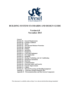 BUILDING SYSTEM STANDARDS AND DESIGN GUI