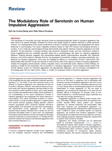 serotonin agression