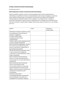 KT 3 Osnovy psikhologicheskoi 774 pomoschi Proektirovanie sistemy psikhologicheskoi 774 samopomoschi